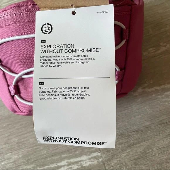 The North Face Jester Lumbar Pack/Fanny pack in Red Violet/TNF White (pink) - Picture 7 of 11